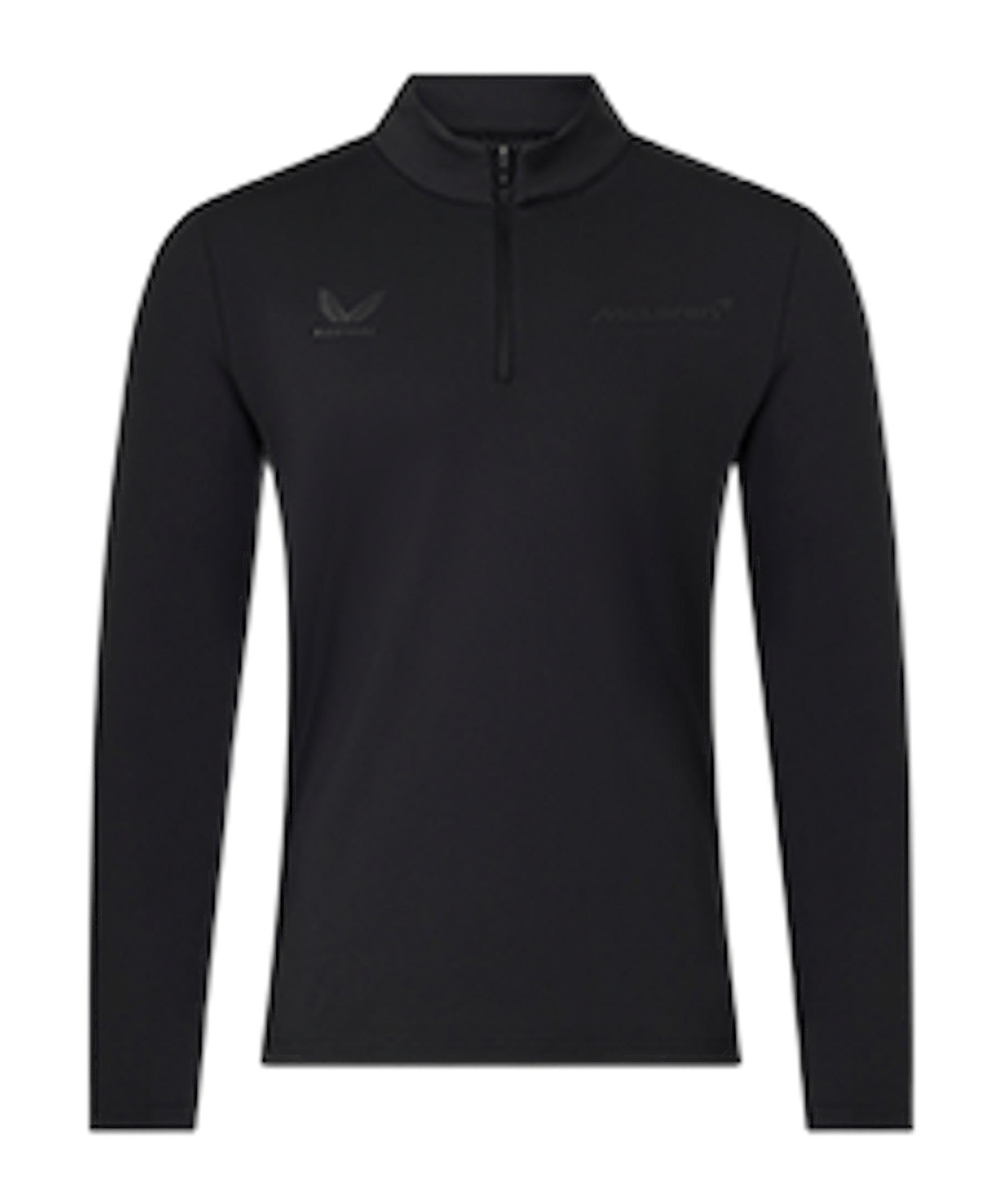 Castore 1/4 Zip Sweatshirt Funktionssweatshirt - schwarz