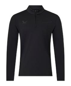 Castore 1/4 Zip Sweatshirt Funktionssweatshirt schwarz