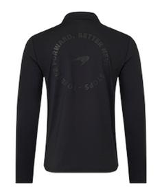 Rückansicht von Castore 1/4 Zip Sweatshirt Funktionssweatshirt schwarz