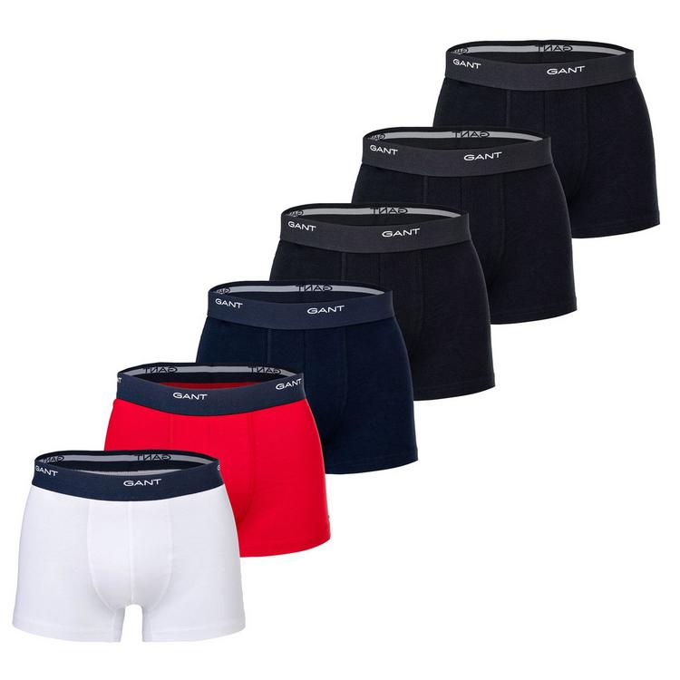 GANT GANT Boxershort Unterhose Herren - Schwarz/Dunkelblau/Wei&szlig;/Rot - 0 | SportScheck