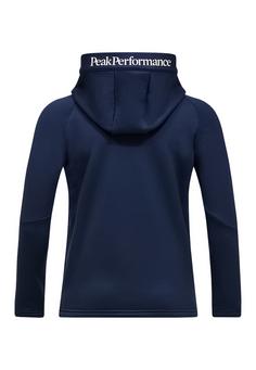 Rückansicht von Peak Performance Fleecejacke DUNKELBLAU