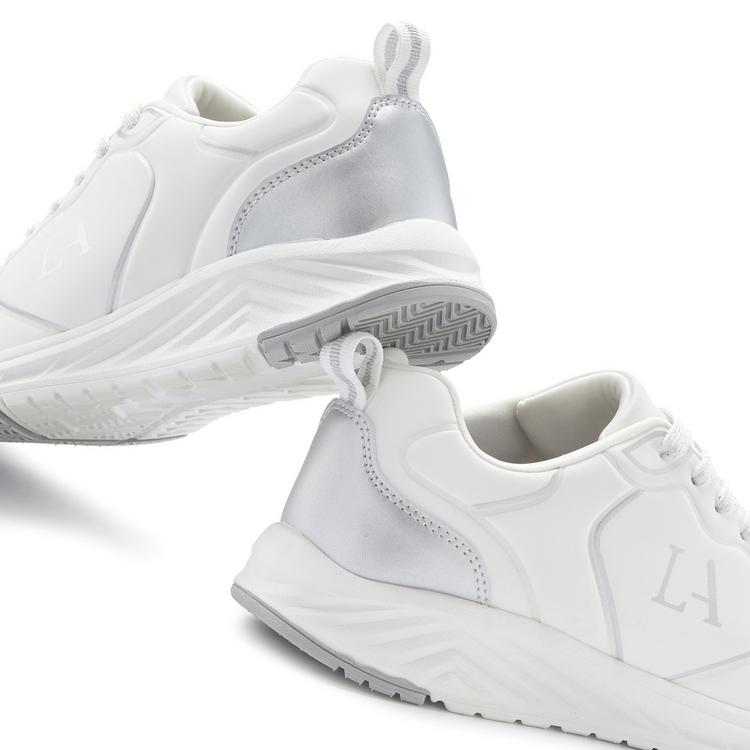 Lascana Lascana Sneaker Sneaker Damen - wei&szlig; - silber - 0 | SportScheck