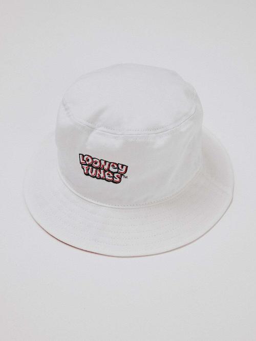 Rückansicht von Snocks unisex Bucket Hat aus 100% Bio-Baumwolle Hut Looney Tunes