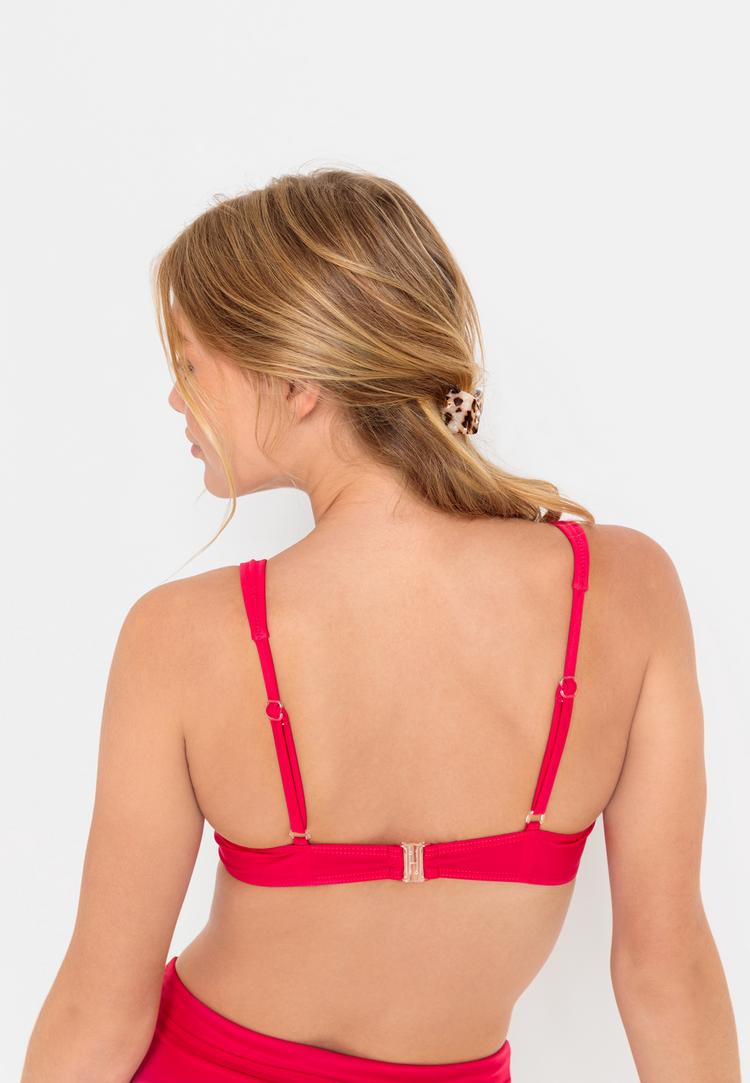 LSCN by Lascana LSCN by Lascana Bustier-Bikini-Top Bikini Oberteil Damen - beere - 0 | SportScheck