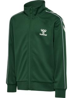 Rückansicht von hummel hmlTRACK TRACKSUIT Trainingsanzug Kinder DARK GREEN