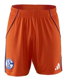 adidas FC Schalke 04 Short Kids Fußballshorts Kinder orange