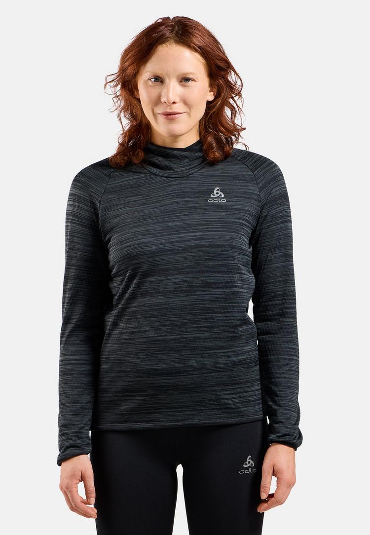 Odlo Odlo Laufhoodie Damen - black melange(60008) - 0 | SportScheck