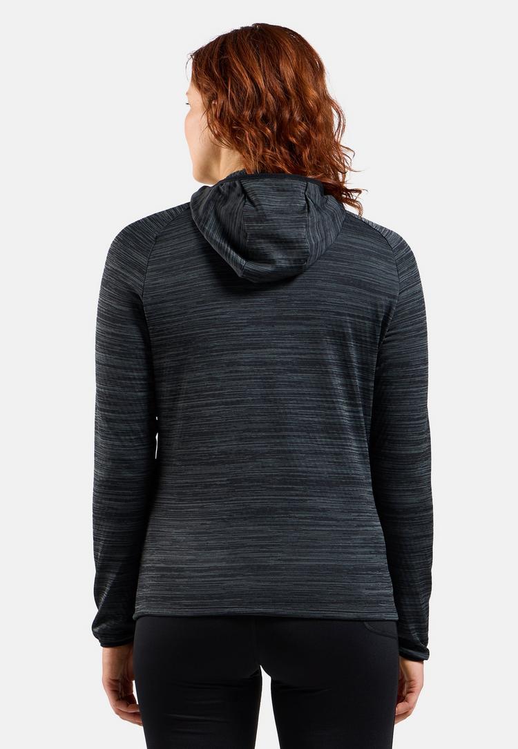 Odlo Odlo Laufhoodie Damen - black melange(60008) - 1 | SportScheck