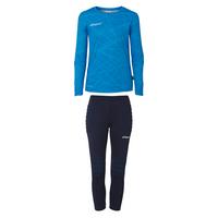 Uhlsport Prediction Junior Torwart Set Kinder - fluo blau