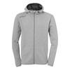 Uhlsport ESSENTIAL HOOD Kapuzenjacke Kinder - dark grau melange