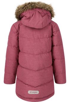 Rückansicht von ZigZag Pennie Steppjacke Kinder 4368 Red Violet
