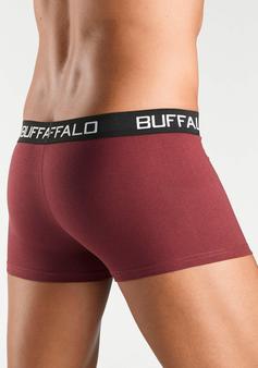 Rückansicht von Buffalo Boxer Boxershorts Herren bordeaux grau petrol khaki