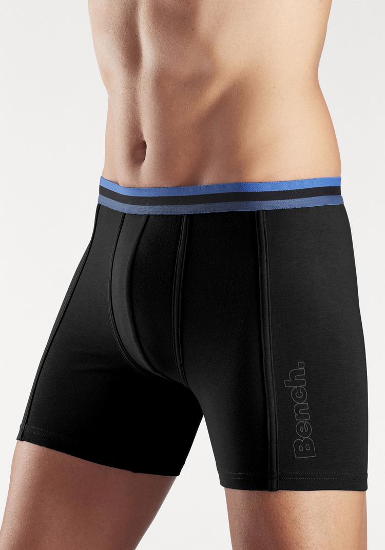 Bench Bench Langer Boxer Unterhose Herren - schwarz - 1 | SportScheck