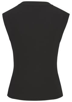 Rückansicht von Lascana Ripptanktop Funktionstank Damen schwarz