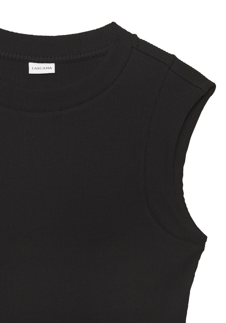 Lascana Lascana Ripptanktop Funktionstank Damen - schwarz - 2 | SportScheck