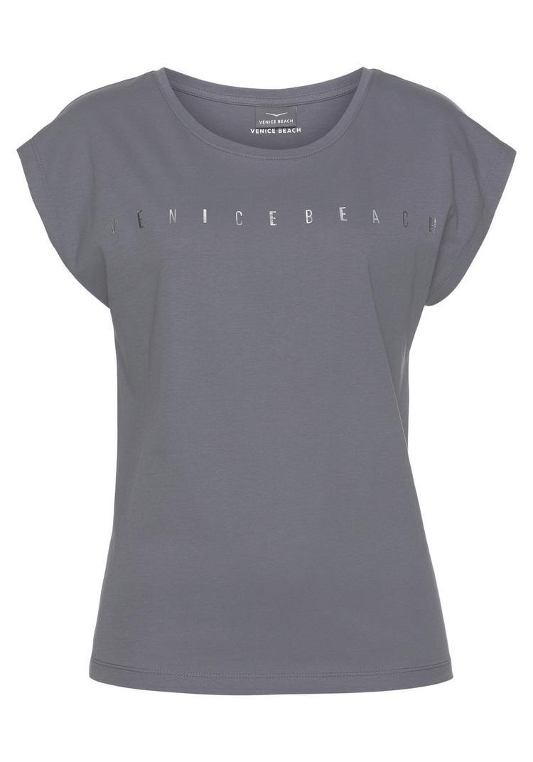VENICE BEACH VENICE BEACH Kurzarmshirt T-Shirt Damen - grau - 0 | SportScheck
