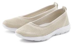 Lascana Ballerina Barefoot Schuhe Damen beige