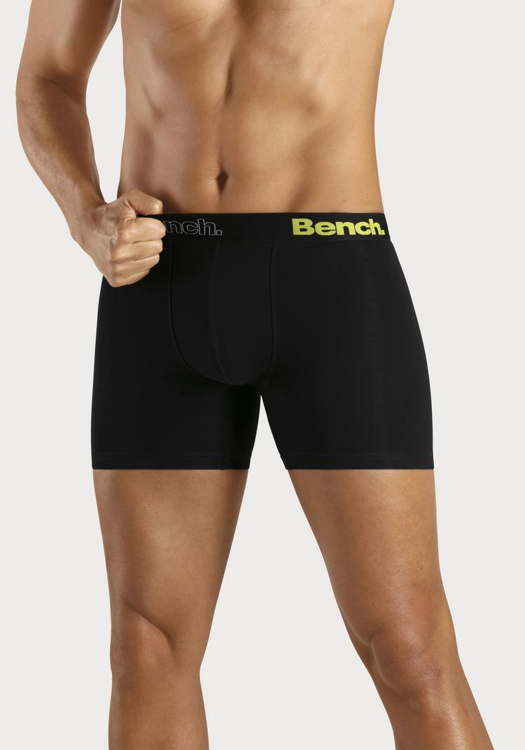 Bench Bench Langer Boxer Unterhose Herren - schwarz - 3 | SportScheck