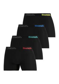 Bench Langer Boxer Unterhose Herren - schwarz