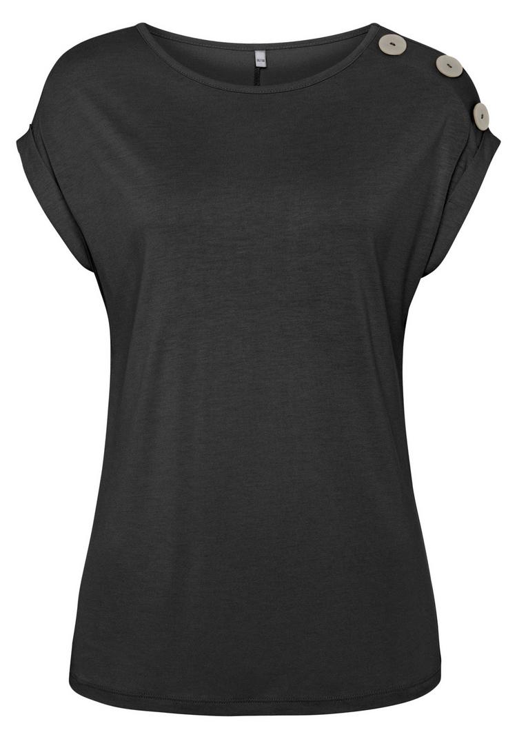 Buffalo Buffalo Kurzarmshirt T-Shirt Damen - schwarz - 0 | SportScheck
