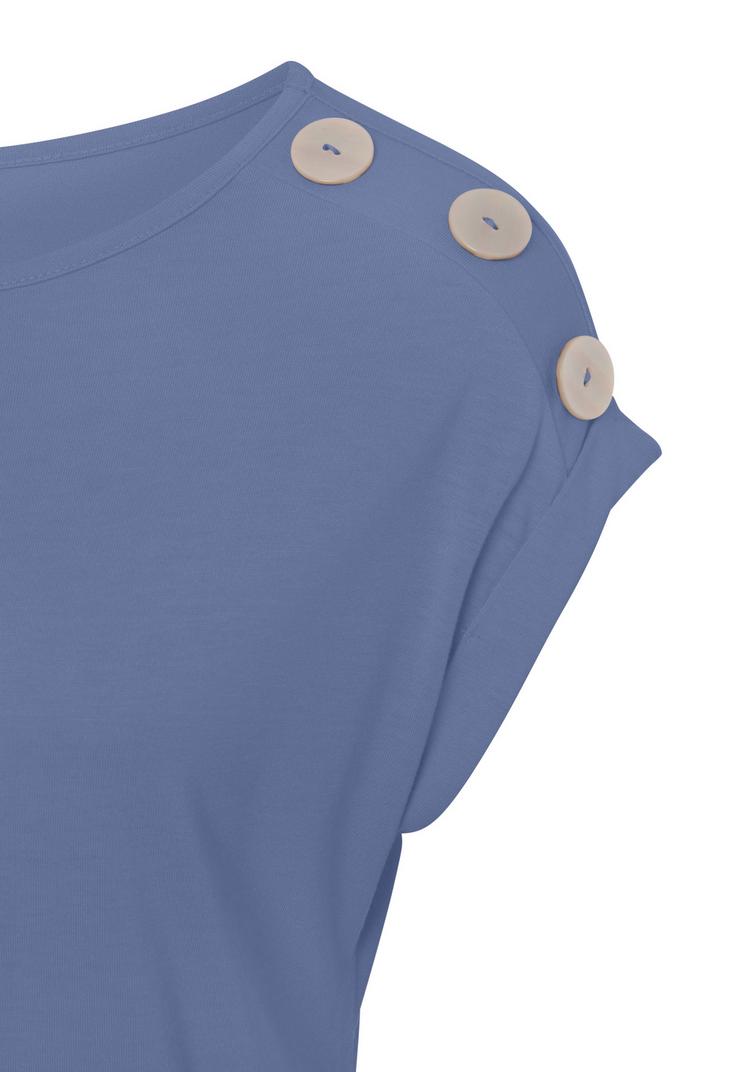 Buffalo Buffalo Kurzarmshirt T-Shirt Damen - rauchblau - 0 | SportScheck