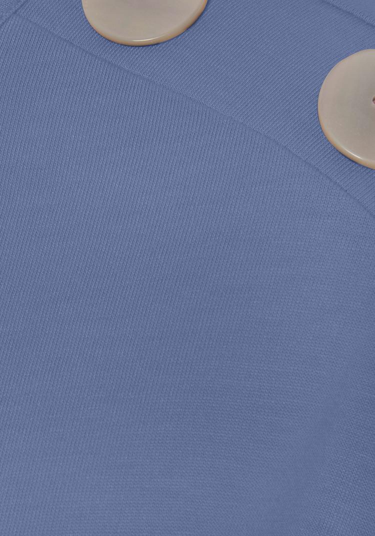 Buffalo Buffalo Kurzarmshirt T-Shirt Damen - rauchblau - 1 | SportScheck