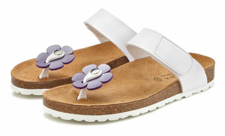 Lascana Lascana Pantolette Sandalen Damen - wei&szlig; - 0 | SportScheck