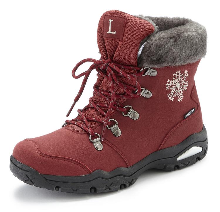 Lascana Lascana Winterstiefelette Boots Damen - dunkelrot - 1 | SportScheck