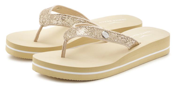 VENICE BEACH VENICE BEACH Badezehentrenner Zehentrenner Damen - goldfarben - 0 | SportScheck
