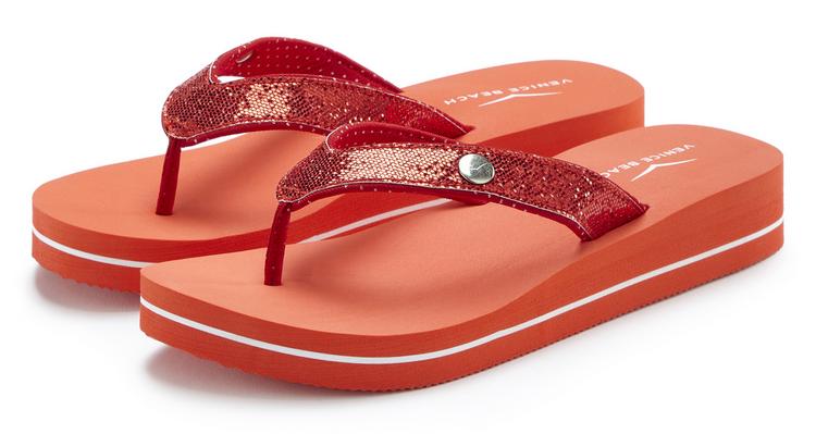 VENICE BEACH VENICE BEACH Badezehentrenner Zehentrenner Damen - rot - 0 | SportScheck
