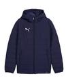 PUMA teamAdiitions Padded Kapuzenjacke Trainingsjacke Herren - blau