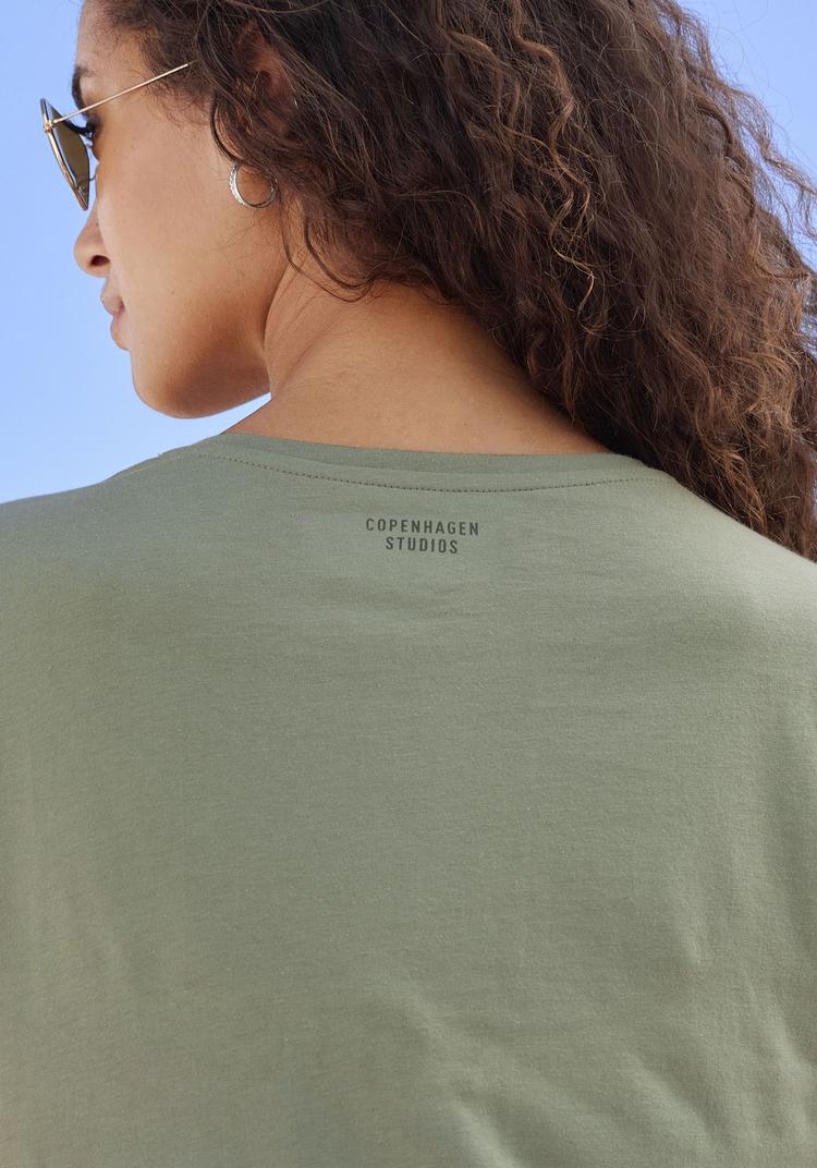 Copenhagen Studios Copenhagen Studios T-Shirt T-Shirt Damen - light olive - 0 | SportScheck