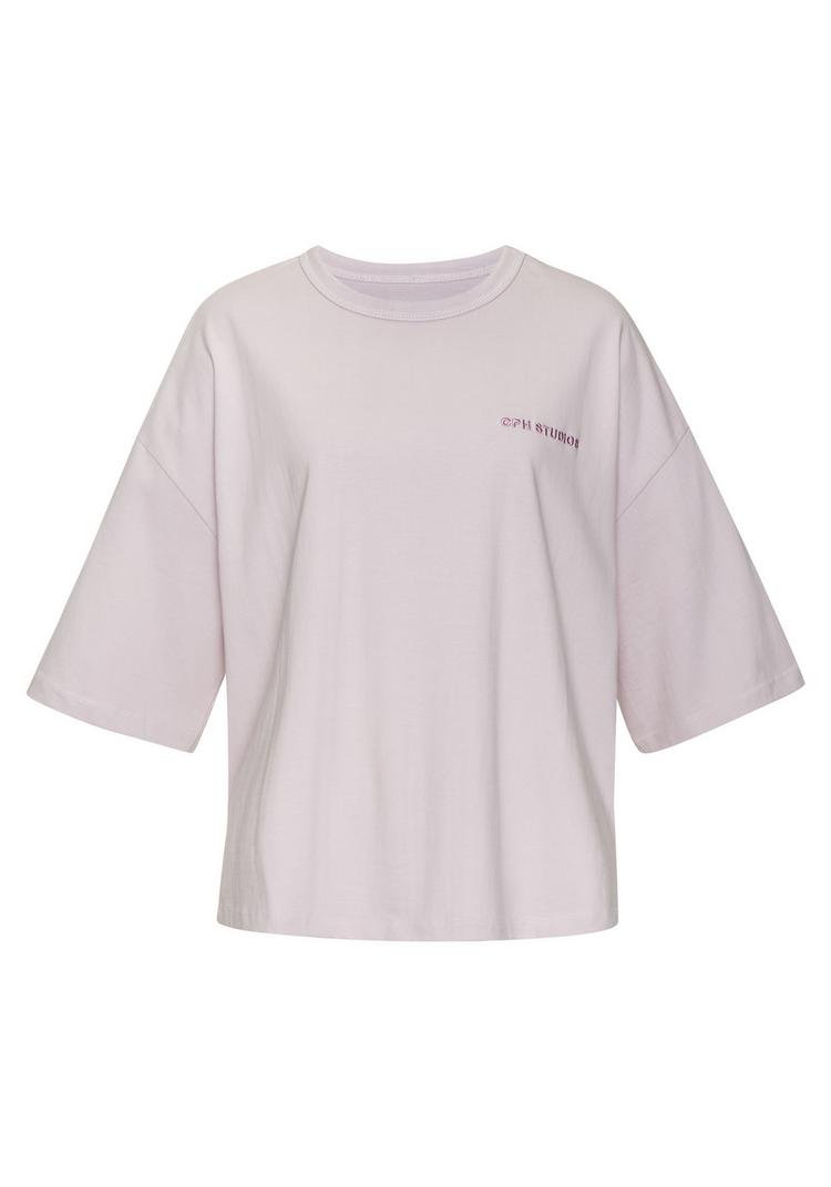 Copenhagen Studios Copenhagen Studios Oversize-Shirt T-Shirt Damen - soft violet - 0 | SportScheck