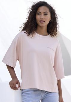 Rückansicht von Copenhagen Studios Oversize-Shirt T-Shirt Damen soft violet
