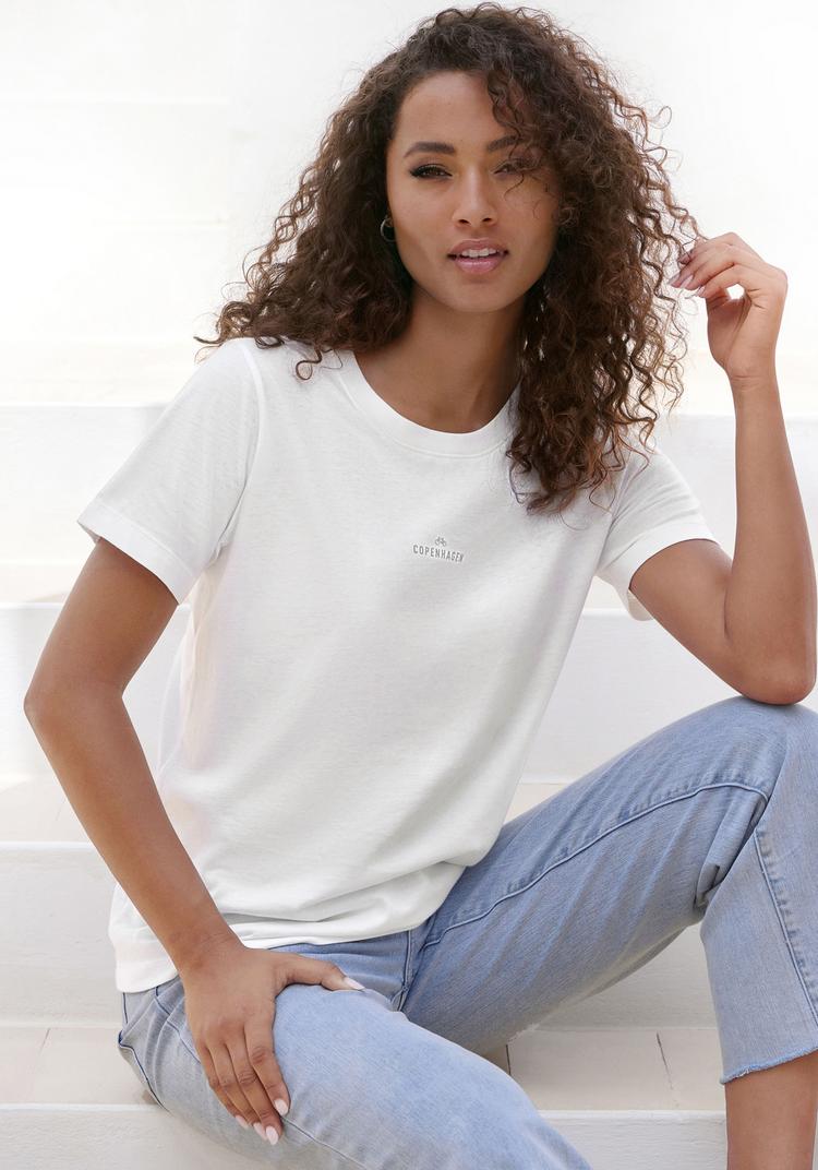 Copenhagen Studios Copenhagen Studios T-Shirt T-Shirt Damen - bright white - 0 | SportScheck
