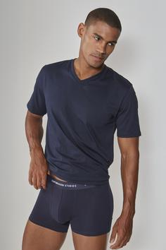 Rückansicht von Copenhagen Studios T-Shirt T-Shirt Herren navy