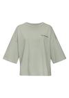 Copenhagen Studios Oversize-Shirt T-Shirt Damen - light olive