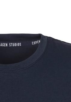 Rückansicht von Copenhagen Studios T-Shirt T-Shirt Herren navy