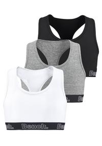 Bench Bustier BH Damen - schwarz -wei&szlig; - grau