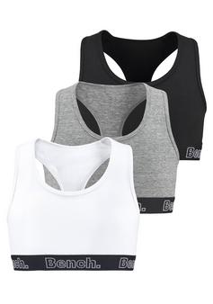 Bench Bustier BH Damen schwarz -weiß grau