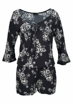 Lascana Overall Overall Damen schwarz-creme-bedruckt