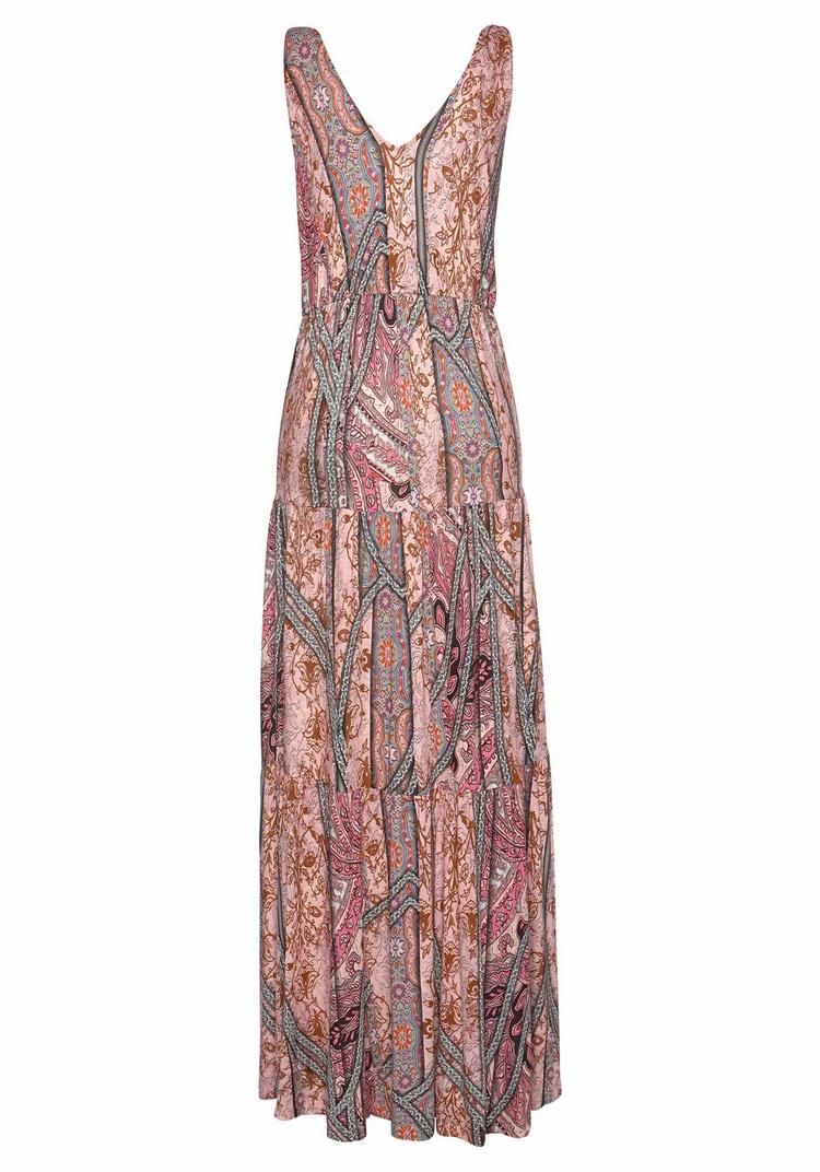 Buffalo Buffalo Maxikleid Maxikleid Damen - rosa-bedruckt - 0 | SportScheck