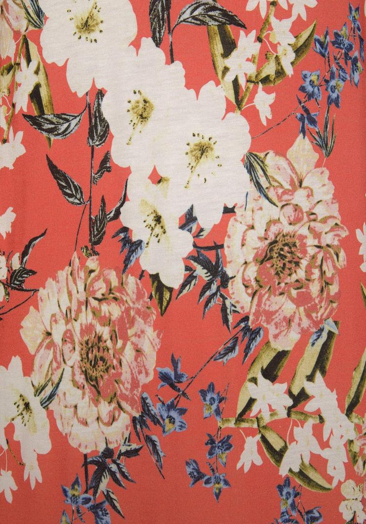 S.OLIVER S.OLIVER Jerseykleid Jerseykleid Damen - koralle-bedruckt - 1 | SportScheck