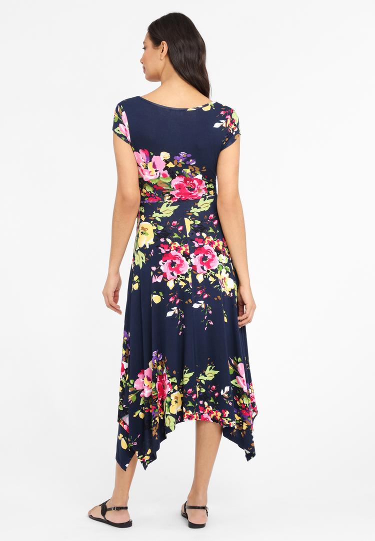 BEACH TIME BEACH TIME Sommerkleid Tr&auml;gerkleid Damen - marine-bedruckt - 2 | SportScheck