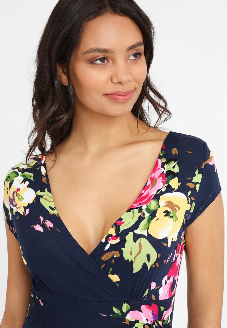 BEACH TIME BEACH TIME Sommerkleid Tr&auml;gerkleid Damen - marine-bedruckt - 0 | SportScheck