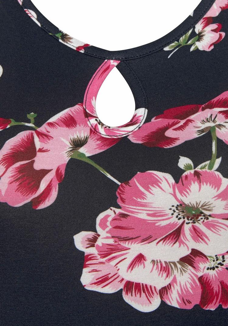 BEACH TIME BEACH TIME Sommerkleid Tr&auml;gerkleid Damen - marine-bedruckt - 0 | SportScheck