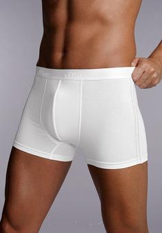 Rückansicht von S.OLIVER Boxer Boxershorts Herren weiß