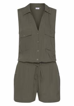 Lascana Kurzoverall Jumpsuit Damen khaki