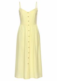 Lascana Sommerkleid Tr&auml;gerkleid Damen - puder