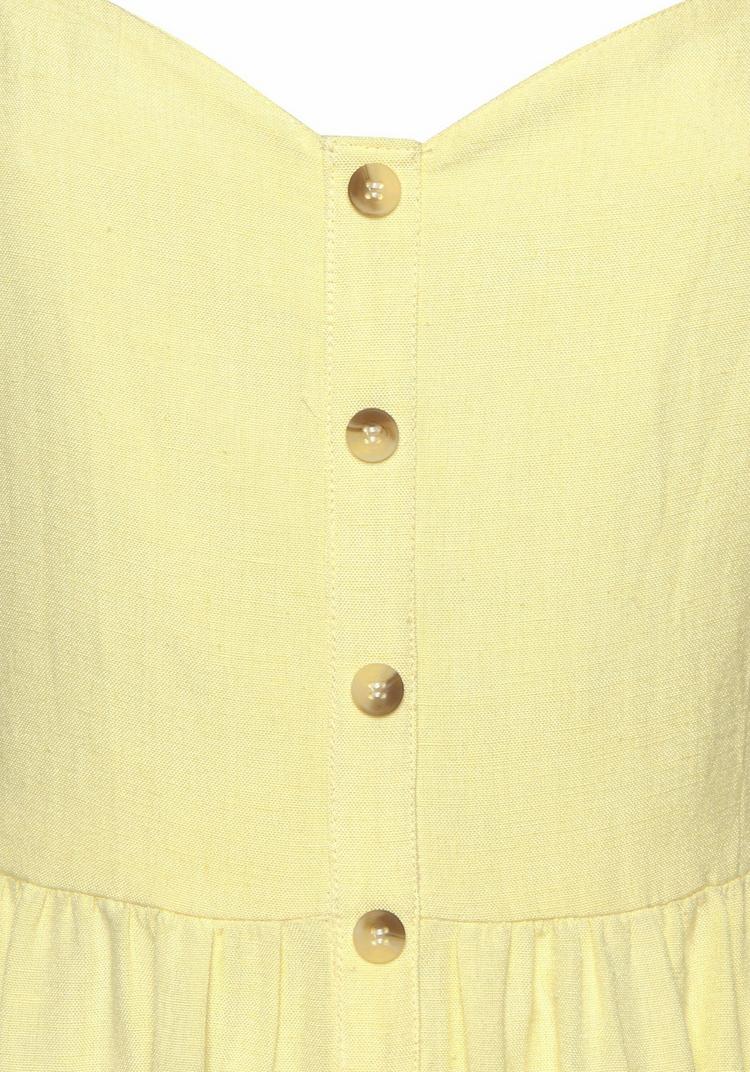 Lascana Lascana Sommerkleid Tr&auml;gerkleid Damen - puder - 5 | SportScheck